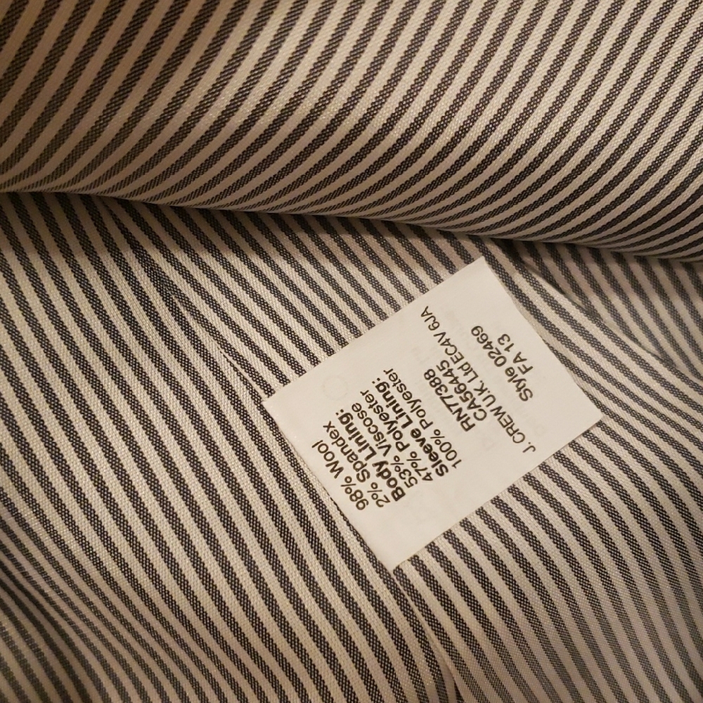 J.Crew Gray Schoolboy Blazer with Gold Buttons - Picture 4 of 5